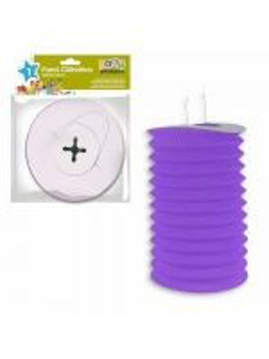 Picture of VIOLET PAPER DROP LANTERN 15CM